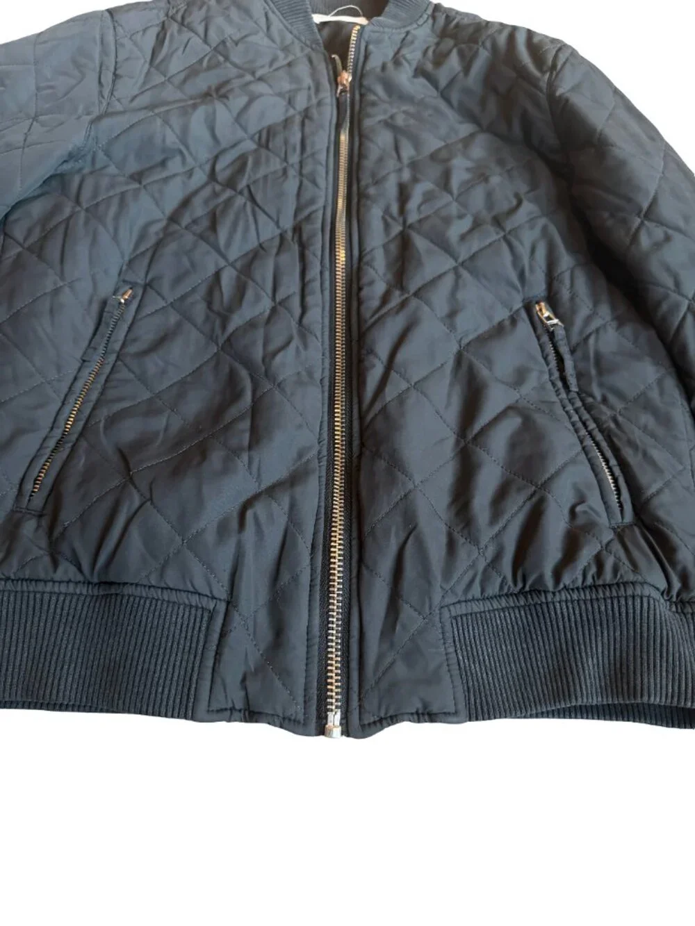Your Neighbors Black Quilted Zip-Down Jacket Coat Lightweight Size XS Men's